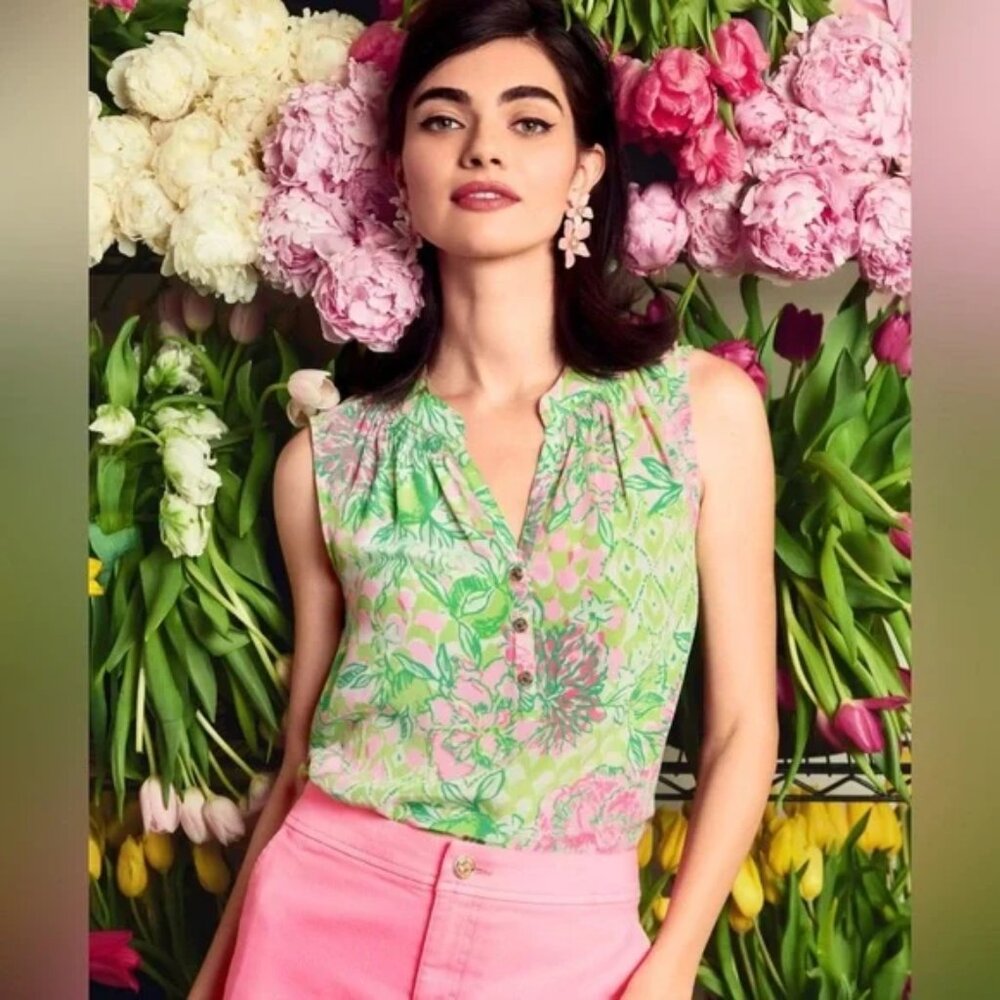 NWT Lilly Pulitzer Sleeveless Elsa Top - Size XS